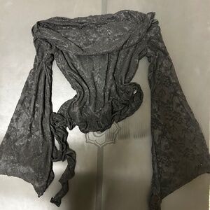 Lace off shoulder top